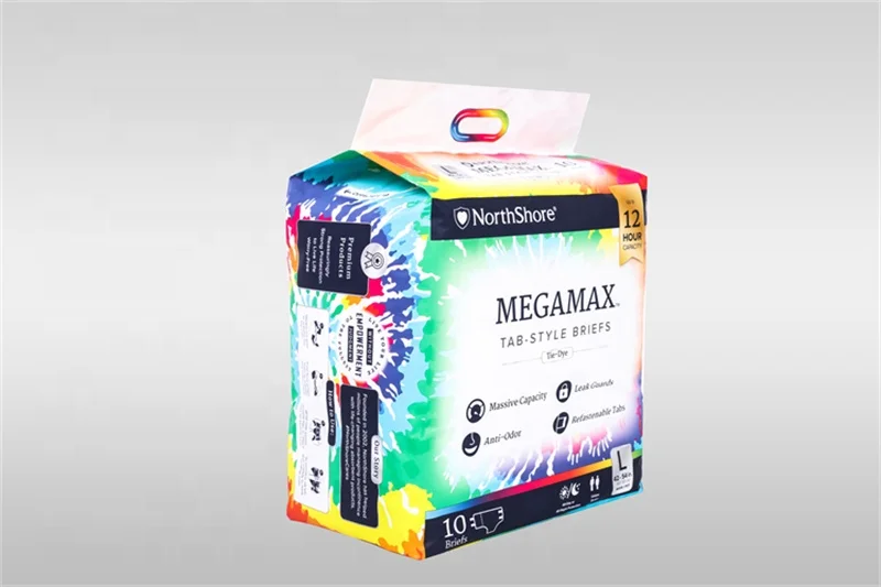 Manufacturers Supply Custom Plastic Small Disposable Diaper Packaging Bag