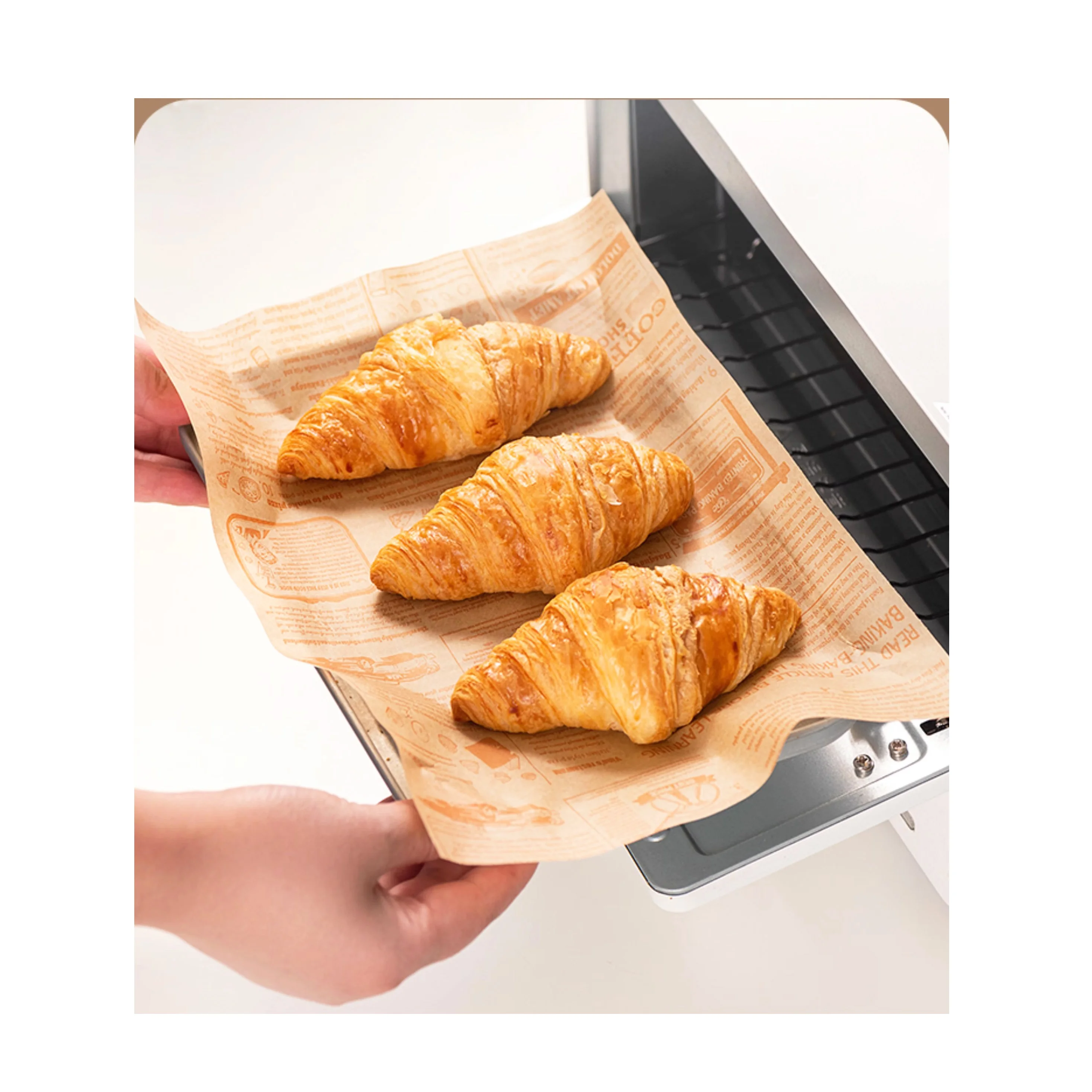Factory Price Customized Color Food Baking Paper Grease Proof White Brown Silicone Parchment Baking Paper Sheet