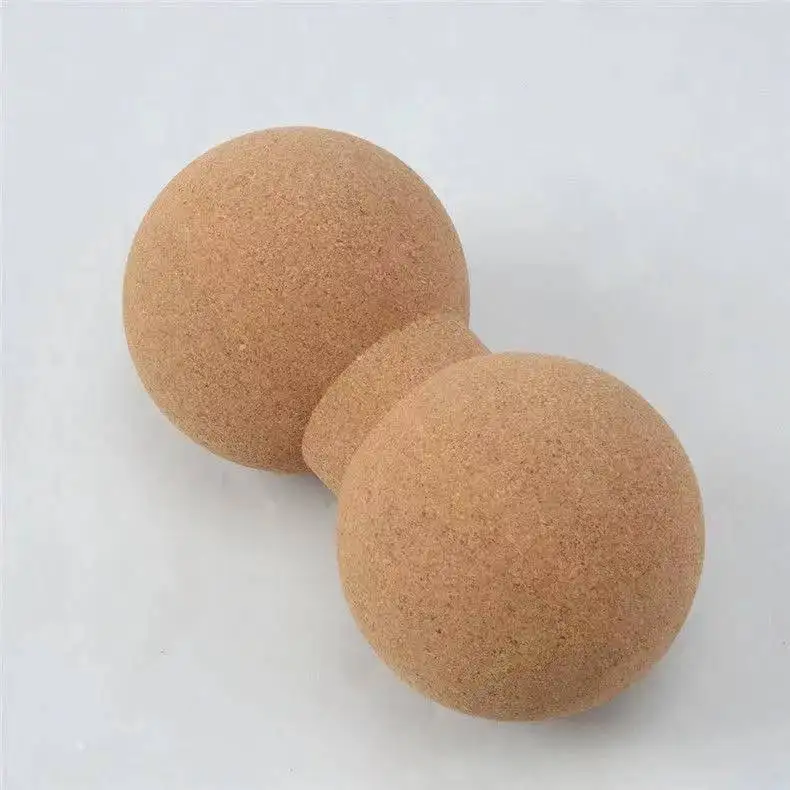 Ultralight Cork Peanut Massage Ball Natural Eco-Friendly Tool Yoga Therapy for Myofascial