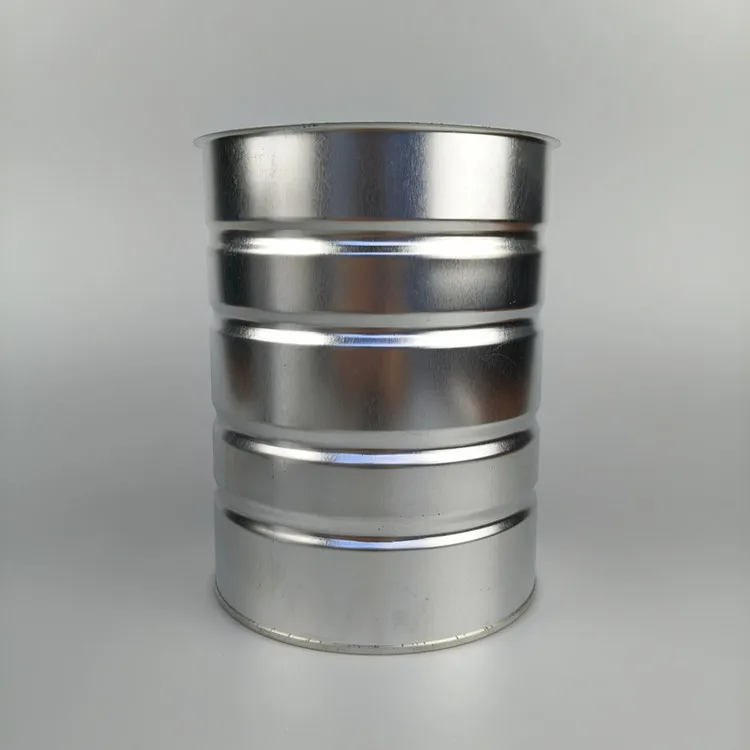 OEM Food grade  silver color tinplate big milk powder can with printing