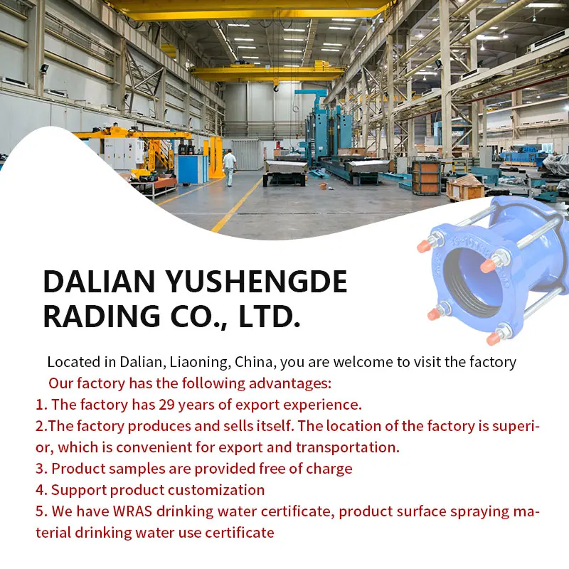 Water System Cast Iron Universal Flange Adaptor Joint For Ppr  pipe fittings industrial pipes