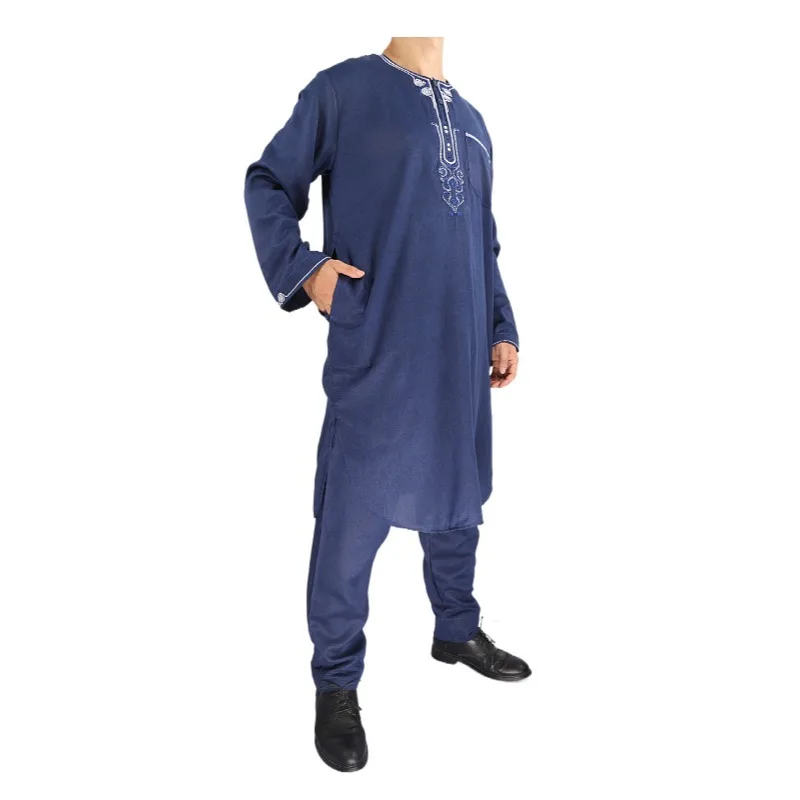 Wholesale new sudan muslim abaya thobe mens dress jubah man islamic thobes