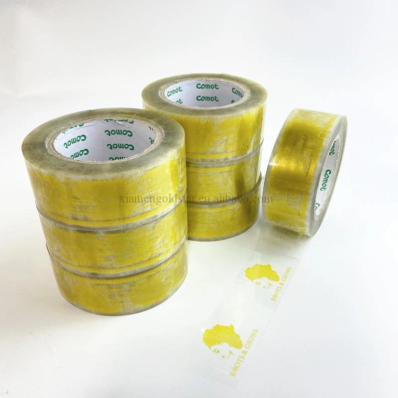 Carton Sealing Film Tape Large Roll Shipping Adhesive Tape Waterproof Bopp Packing Tapes
