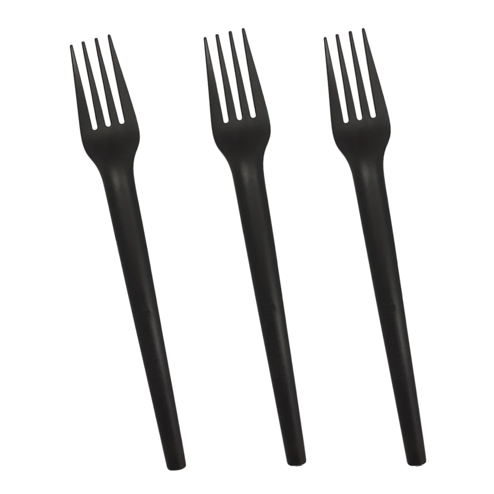 100% Renewable Eco Friendly Compostable Cornstarch Knife Cutlery PLA Biodegradable Fork Spoon Knife Set