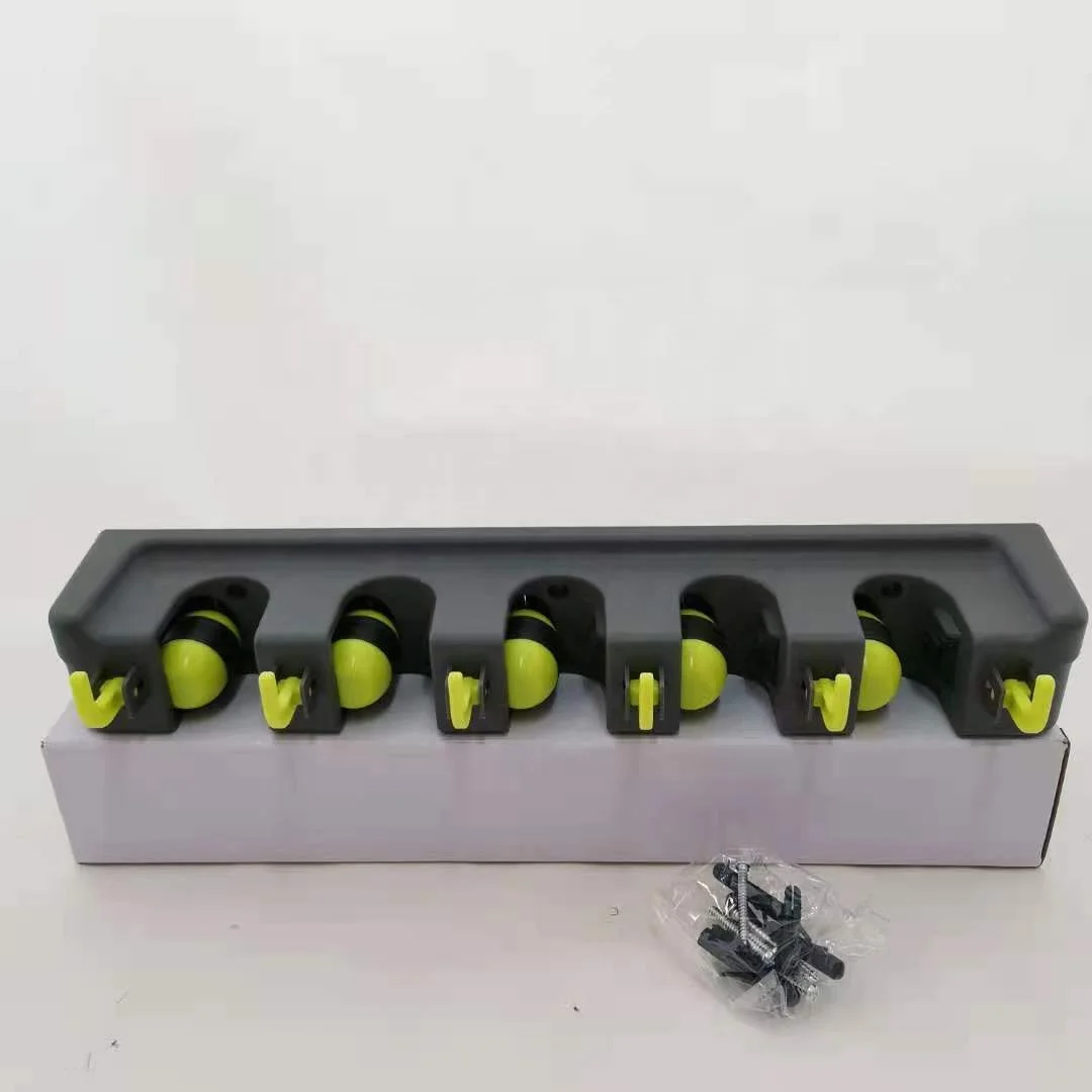 Non-folding Rack Bathroom Racks Wall Mounted Organizer Mop Broom Holder