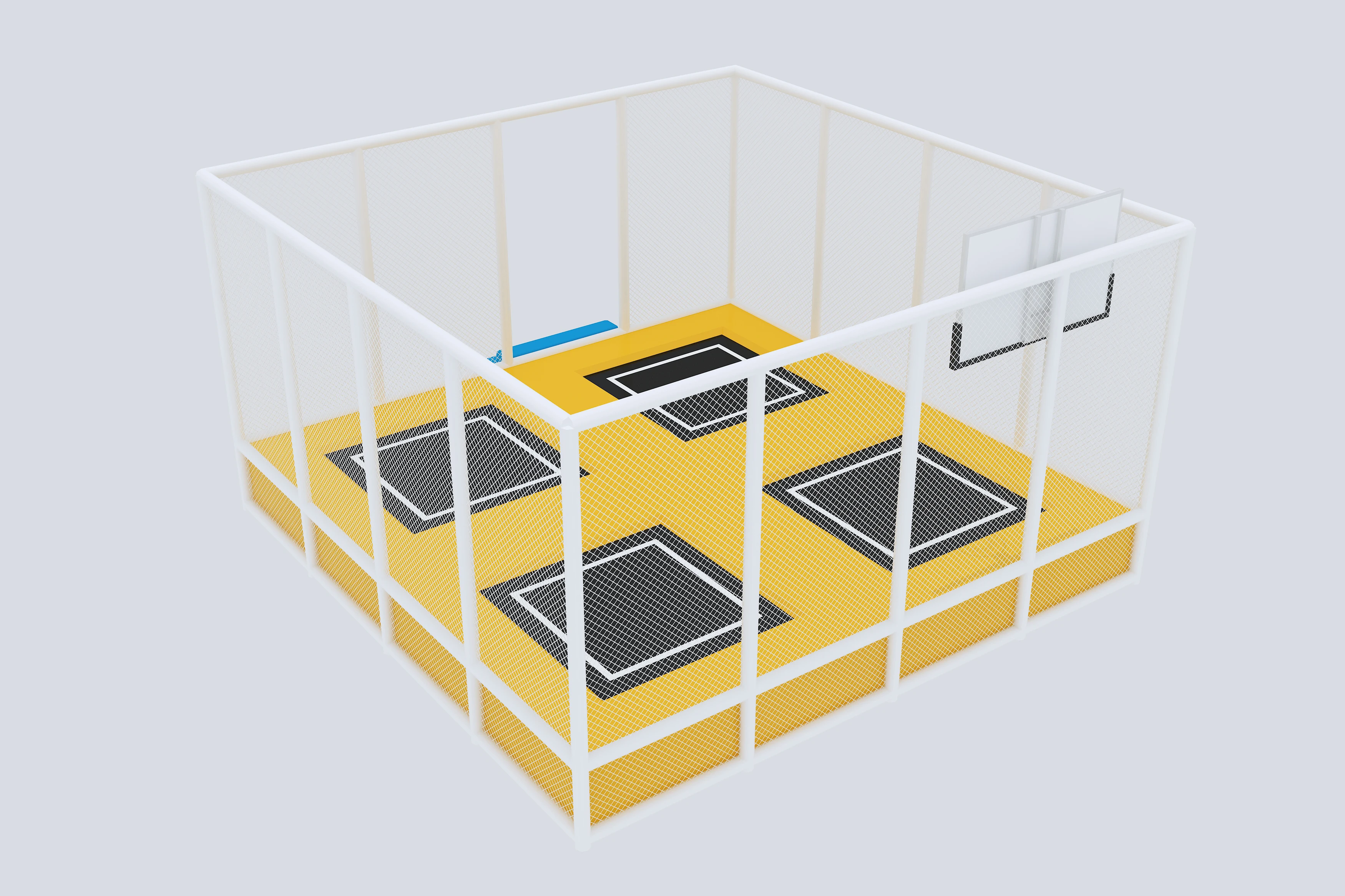 High Quality Trampoline outdoor household adult children bouncy bed with protective net jumping bed water trampoline