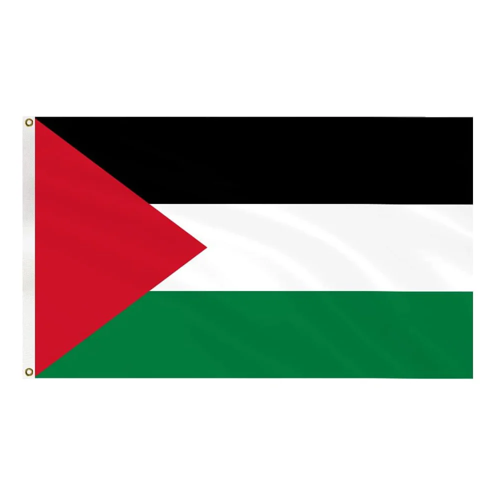 Высокое качество 3x5 футов Palestine Летающий полиэстер флаг Национальный