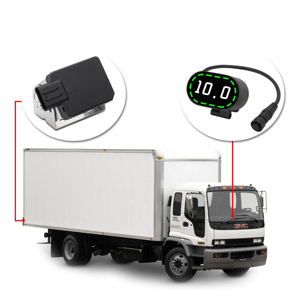 77GHz BSD IP69K Car Safe Driving Assist Blind Spot Detection System LED Displaying Buzzer Warning Millimeter Wave Radar