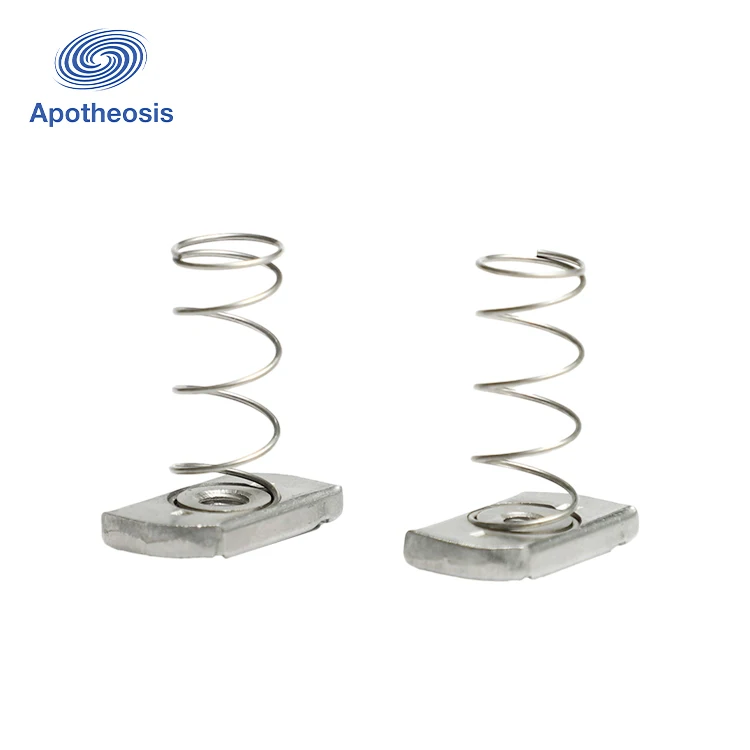 Хороший поставщик HDG стальная пружинная гайка для канала стойки