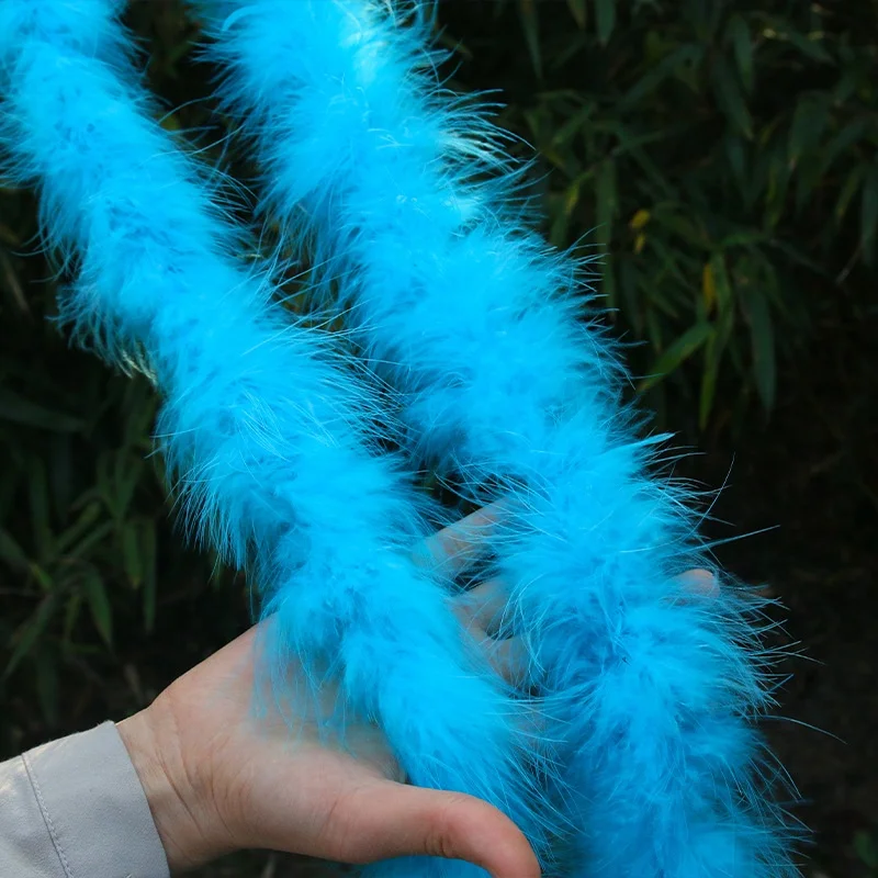 Cheap sale 49 colors in stock Colorful Turkey marabou feather boa for party wedding carnival dresses decoration