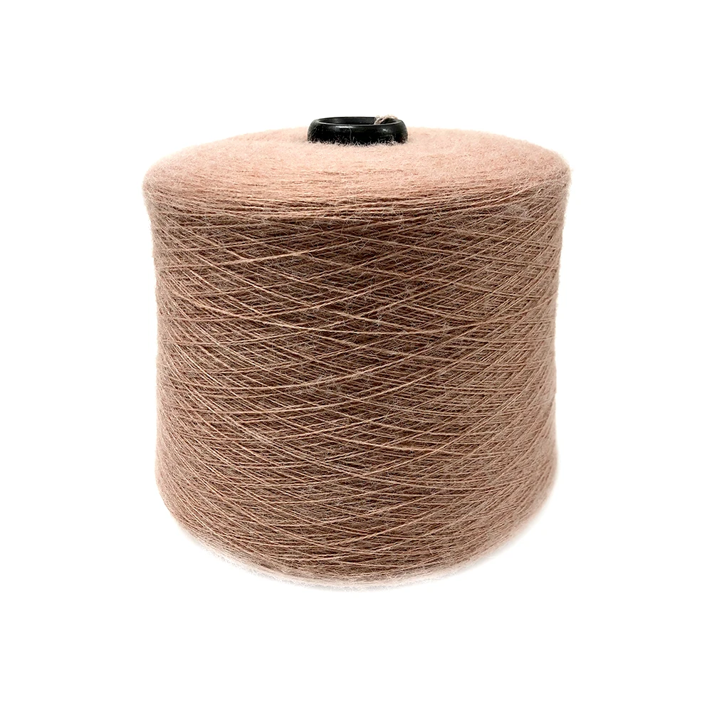 Ne 32/2 MVS Rabbit Hair Like Core Spun Yarn 82% Acrylic 18% PBT use for sweater