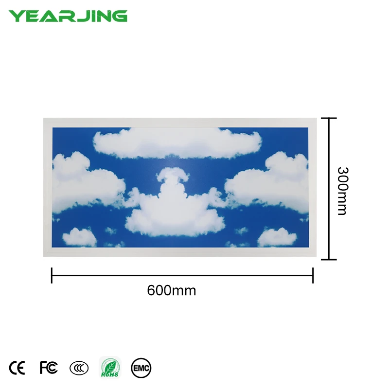 Factory Direct Supply 600*600mm or other customized size sky led ceiling light panel recessed led panel light