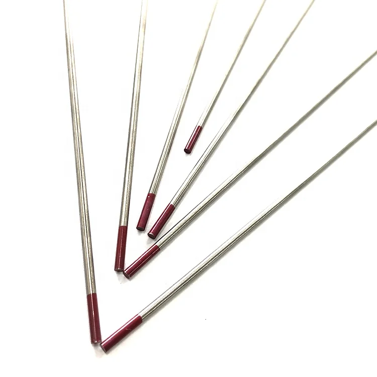 Tungsten electrode AWS standard high weldability red tungsten electrode TIG factory price tungsten electrode