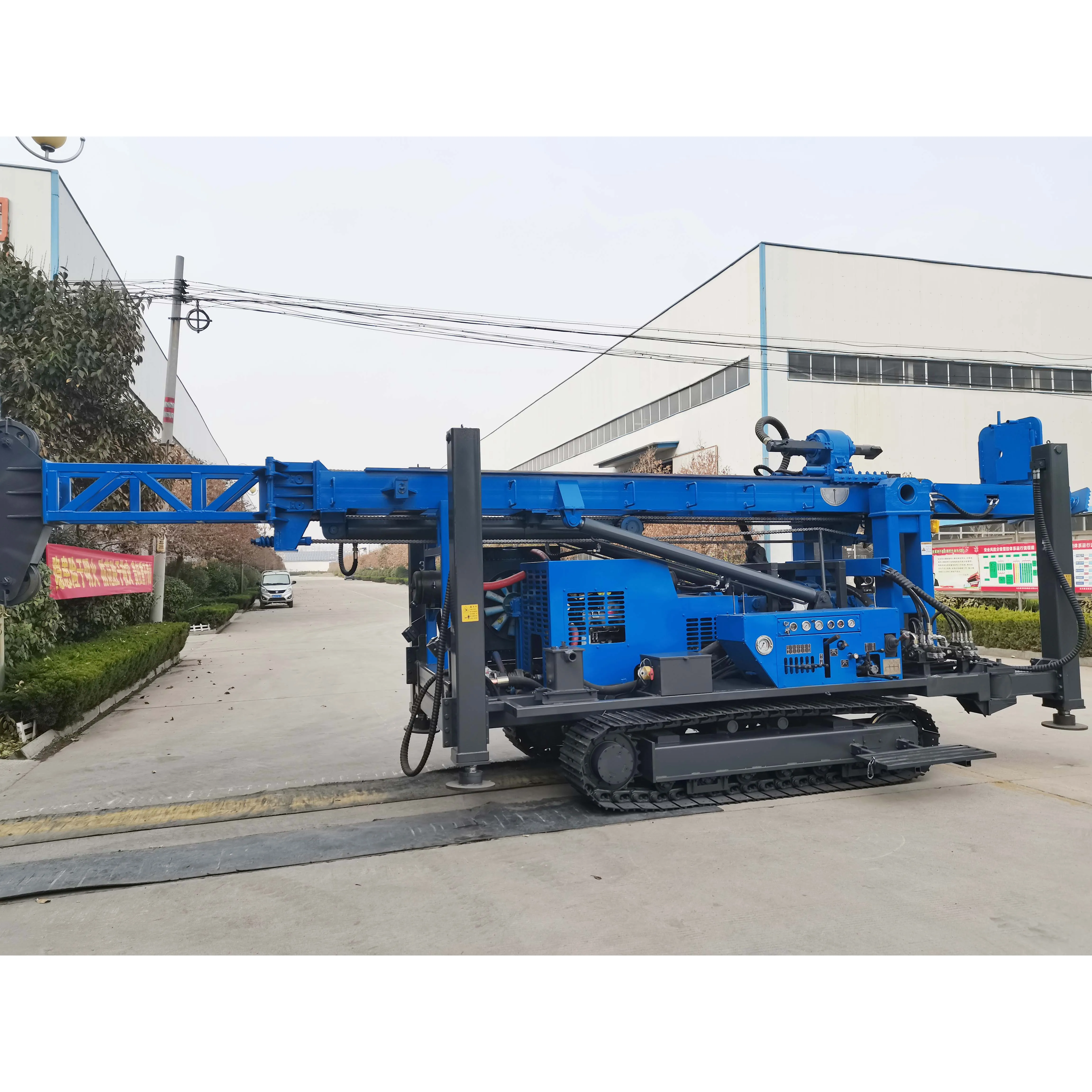 Mechanical multi angel rotary core sampling machine with NQ wire-line core barrel