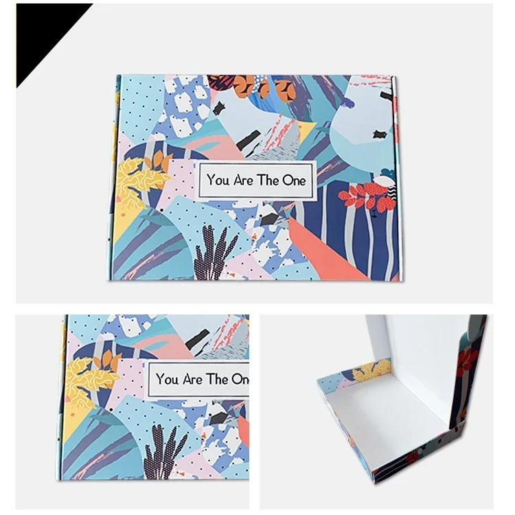
High Quality Matt Lamination Packaging Apparel Corrugated Paper Display Decorative Books Subscription Shipping Mailer Box 