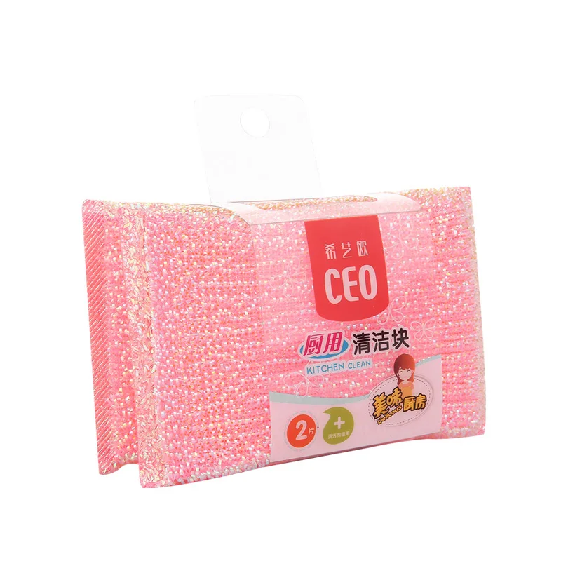 Custom printed kitchen magic cleaning sponge and scouring pads utensil cellulose cleaning sponge eraser