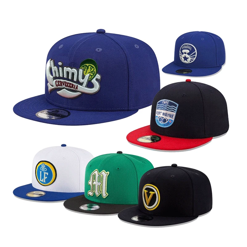 Wholesale Nice Quality Hqr Vintage Snapback Cap New Style Hip Hop Caps Flat Brim Custom Design Logo Snapback Cap And Hat