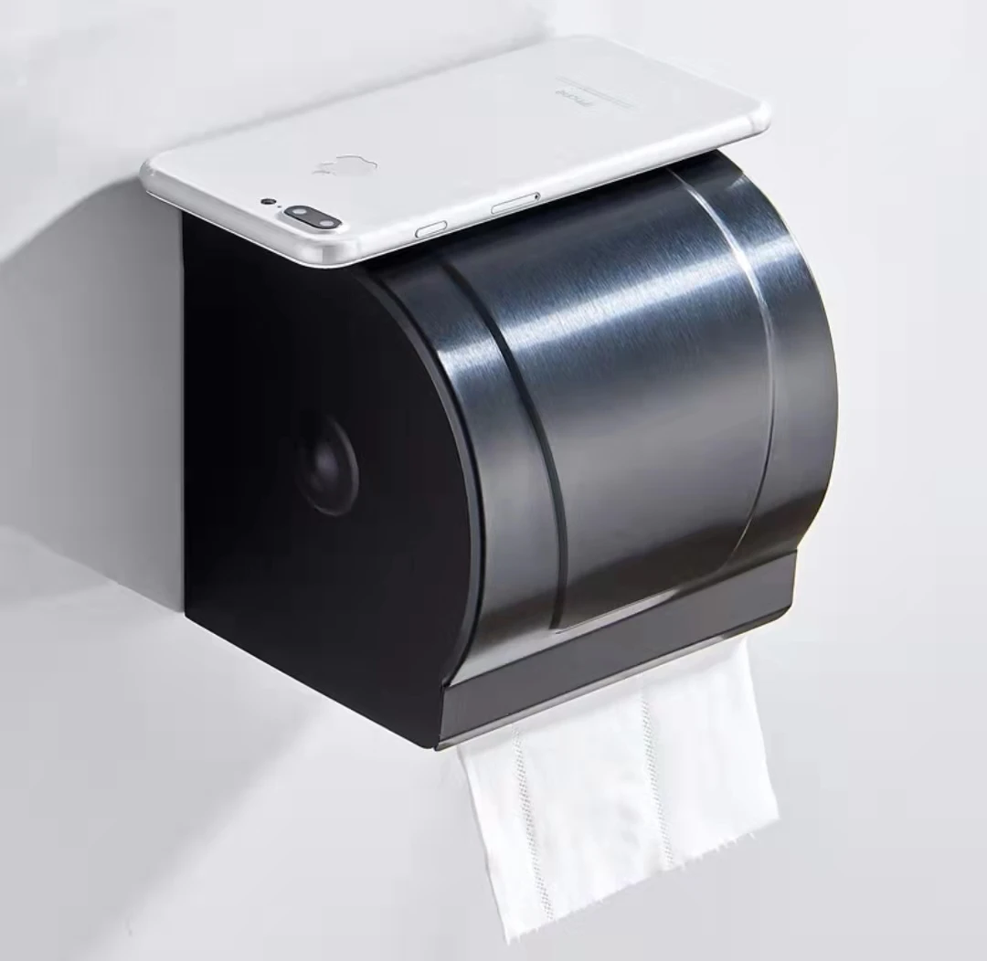 hot sales modern design black towel rack bathroom set accessories