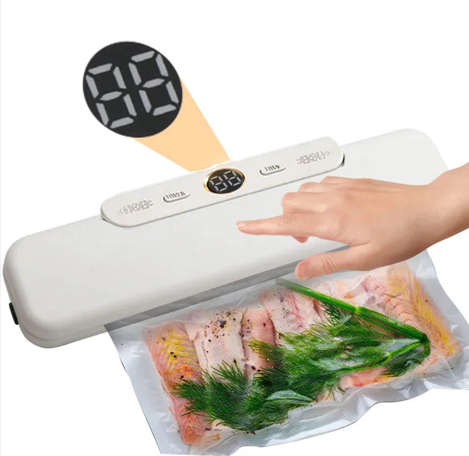 Цифровой вакуумный упаковщик для пищевых продуктов