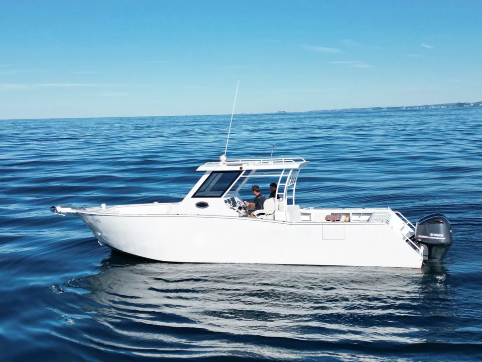 Новый дизайн 36ft высокого качества глубокая V морская рыбацкая лодка для 10 человек