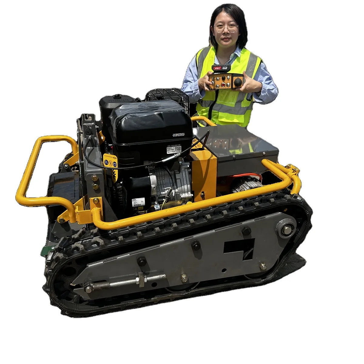 Forestry machine grass cutting agricultural/garden use wireless hillside remote control lawn mower for Australia