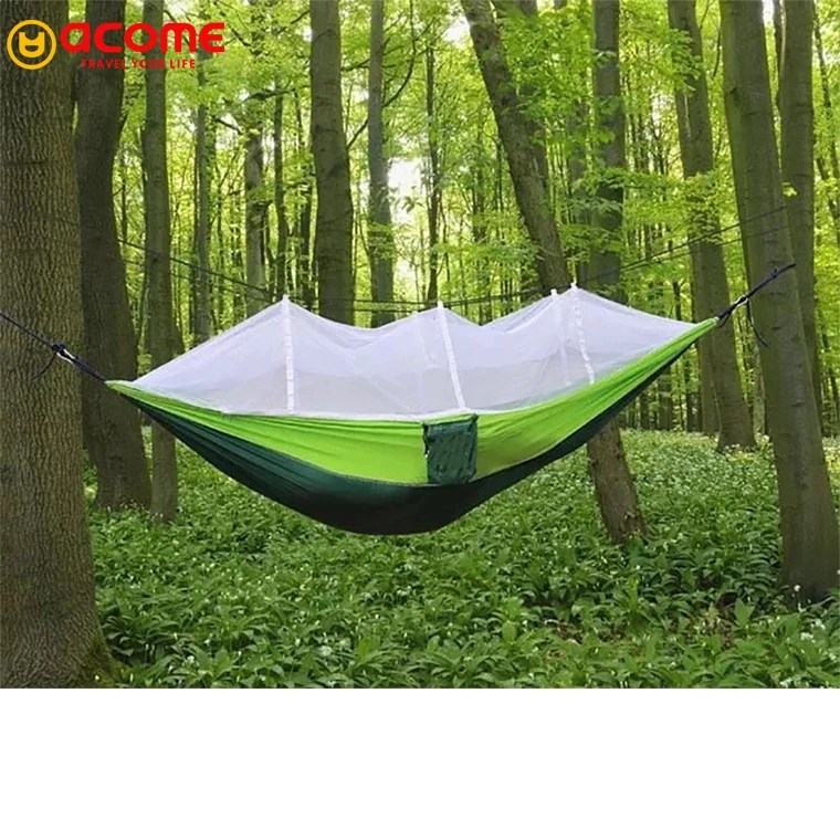 Уличный гамак для развлечений, высокопроизводительное Уличное оборудование для кемпинга с защитой от комаров, гамак