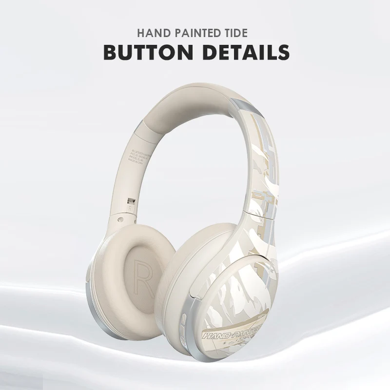 EL-A6 ANC Wireless Headphone OEM Over Ear For Adults Classical DJ Headsets Silent Disco Headphones LED Studio