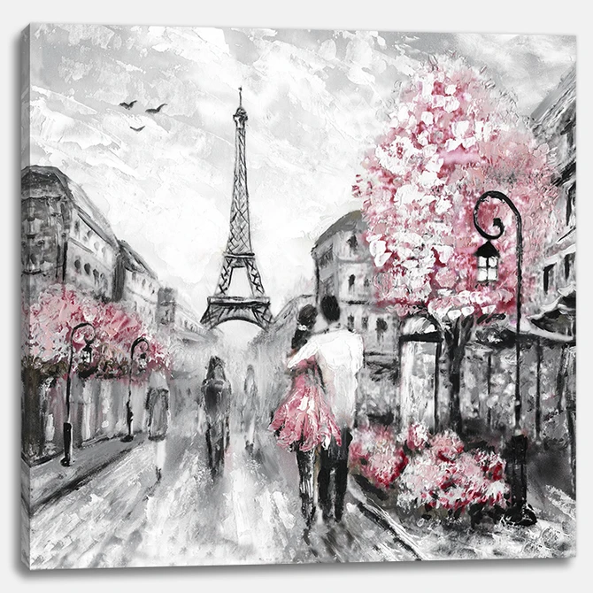 HD abstract modern city home decor red black 2 panel wall painting canvas wall art prints for bedroom decor