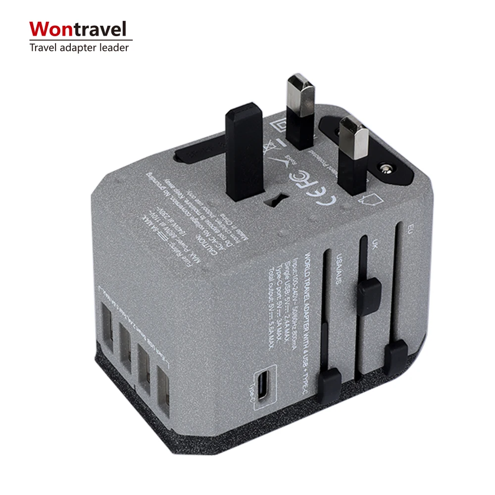 Электрические AC адаптеры питания разъем международных Путешествия адаптер Великобритании ЕС США AU Smart Plug