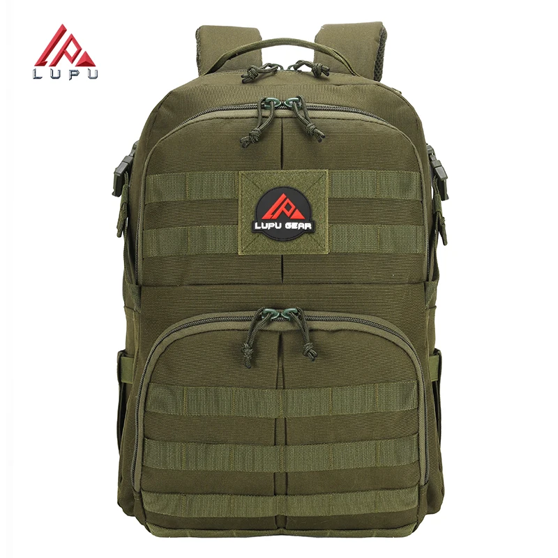 hot sell durable waterproof tactical backpack round green Customized Logo  tactical backpack for men