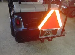 Медленно движущийся знак автомобиля, автомобильная эмблема, задний предупредительный знак ECE для сельскохозяйственных автомобилей, тележка для гольфа, грузовик, прицеп