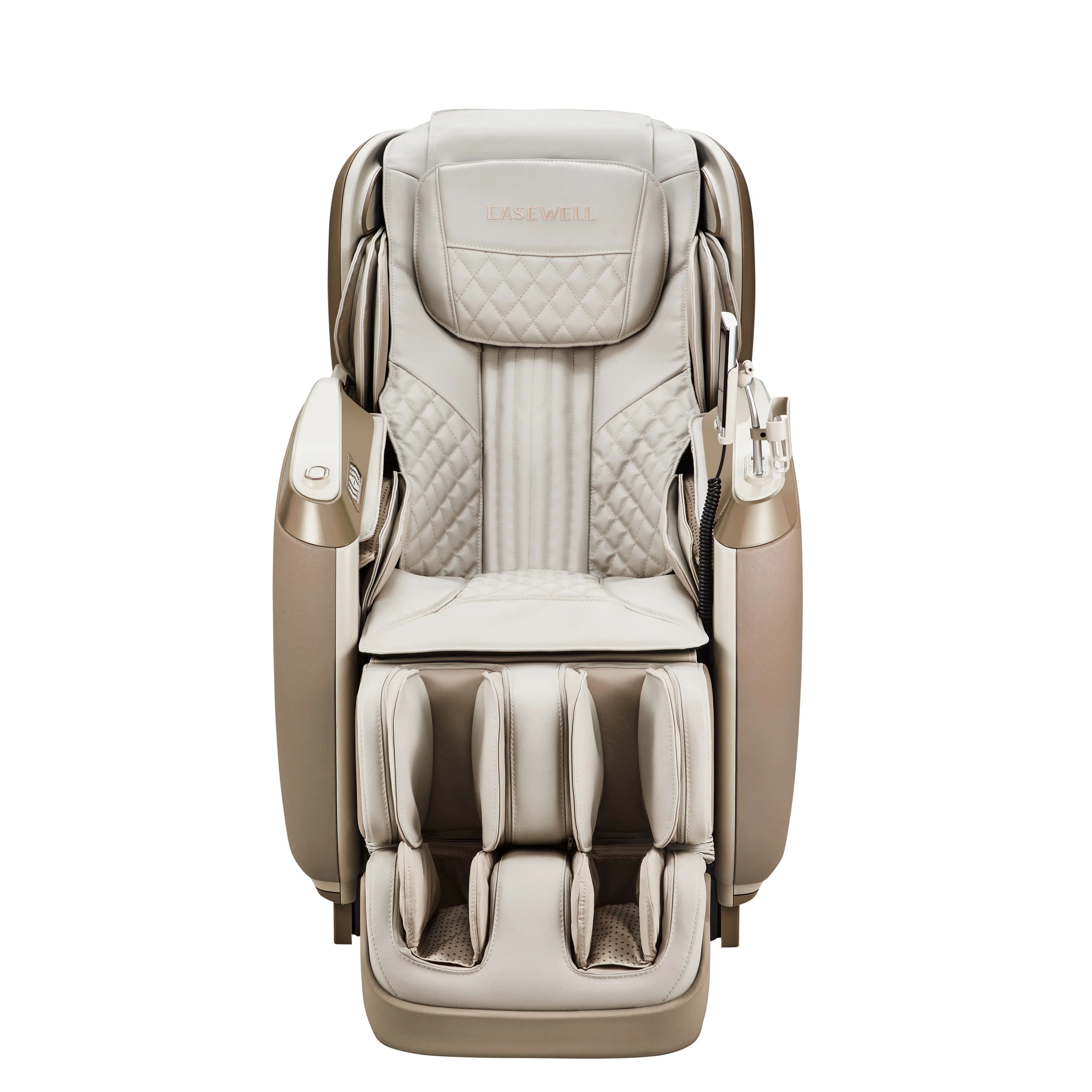 2021 Ergonomic track design full 3D mechanism foot massager anatomy Modular control air pressure shiatsu roller massage chair