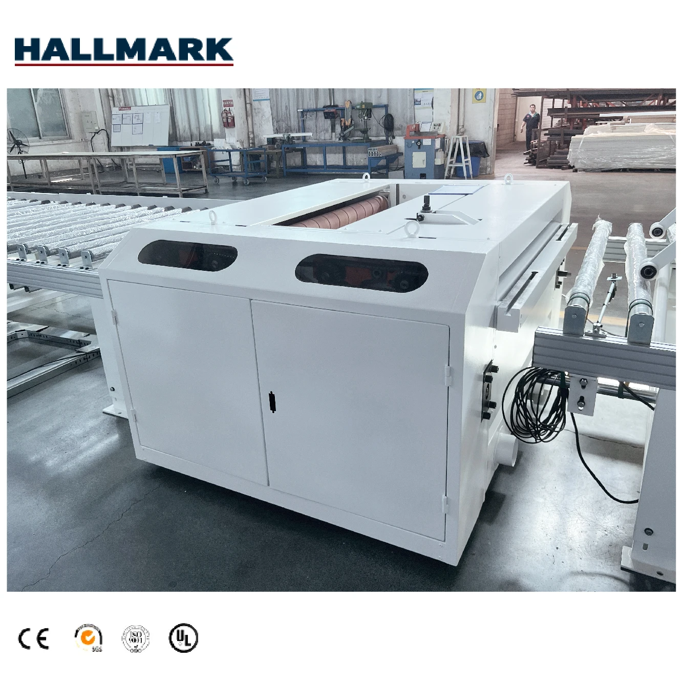 HALLMARK cutting machine for SPC flooring production line