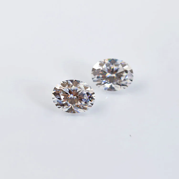 100% Pass Tester Moissanite Diamond Wholesale Price D Color Synthetic Oval Cut Lab Created Stone