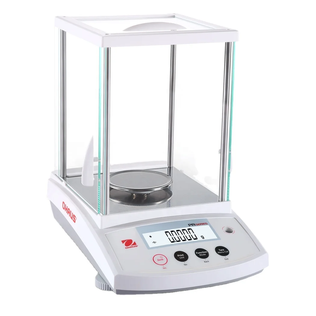 High Precision Balances Lab Analytical Scale with Glass Wind Shield PR Series 0.01g 0.001g 0.0001g