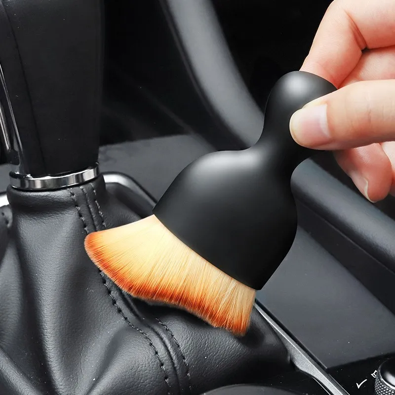 Private Label   Single  Flat  Brush Foundation Synthetic brush  Car Cleaning Brush Small cleaning Tools