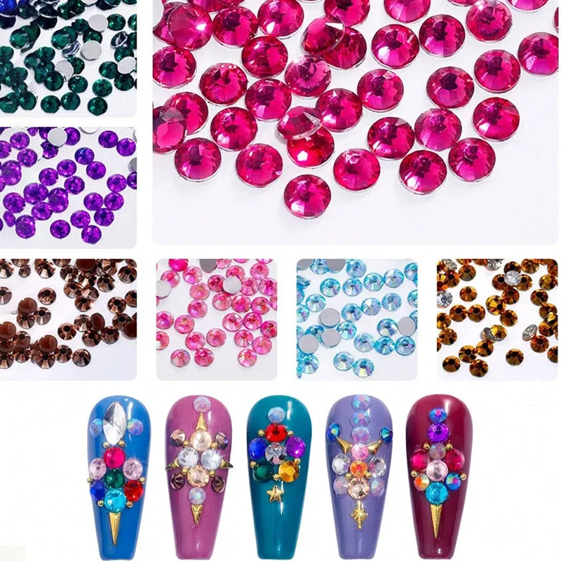 MU Back Rhinestones Fix Attractive for Decoration of Phone Case Nail