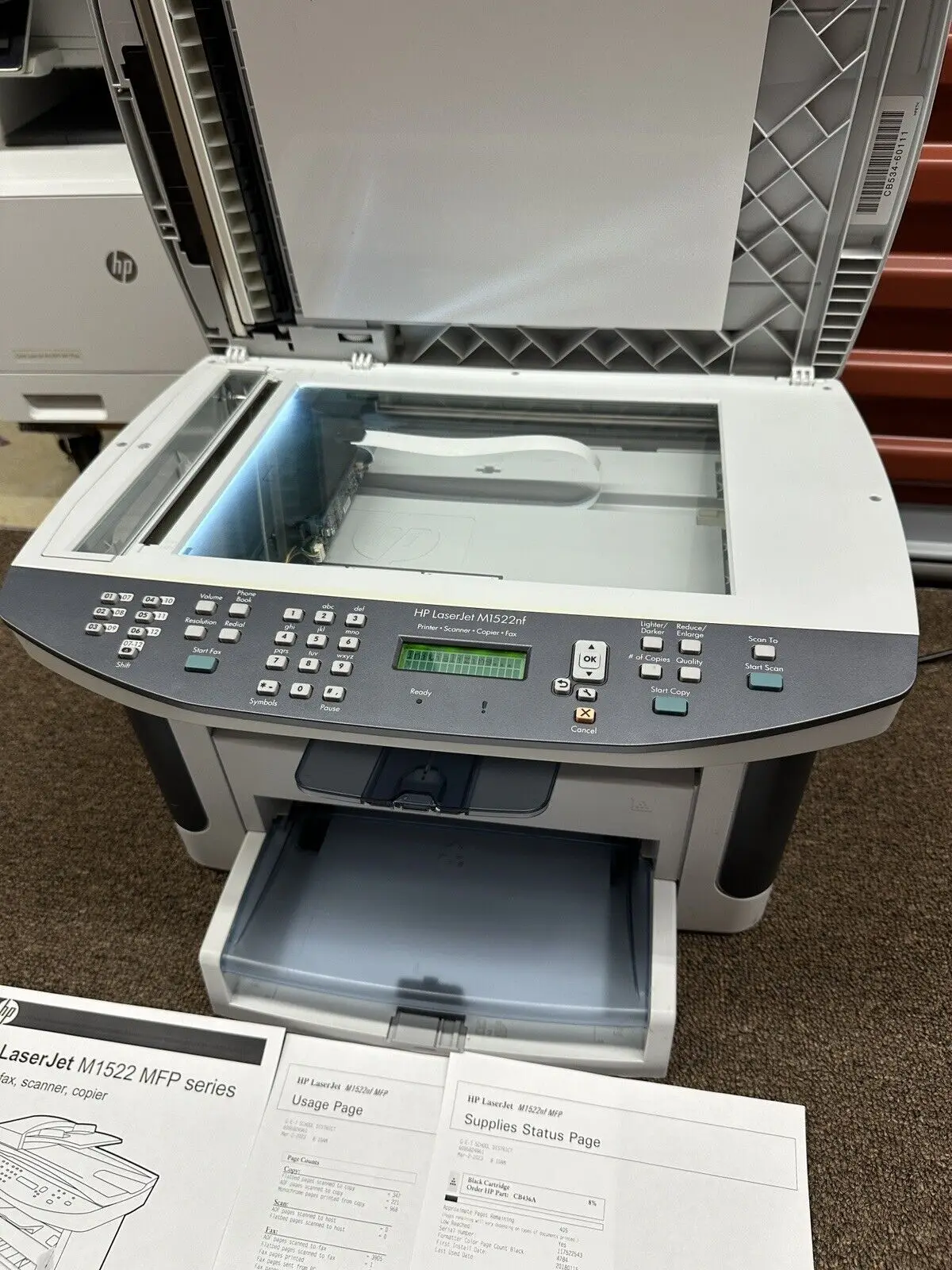 Fine Refurbished Color Printers A4 Color  Laser Printer 23ppm Fit For Hp  LaserJet M1522 Fotocopiadora Print Scan 3 in1 Machine