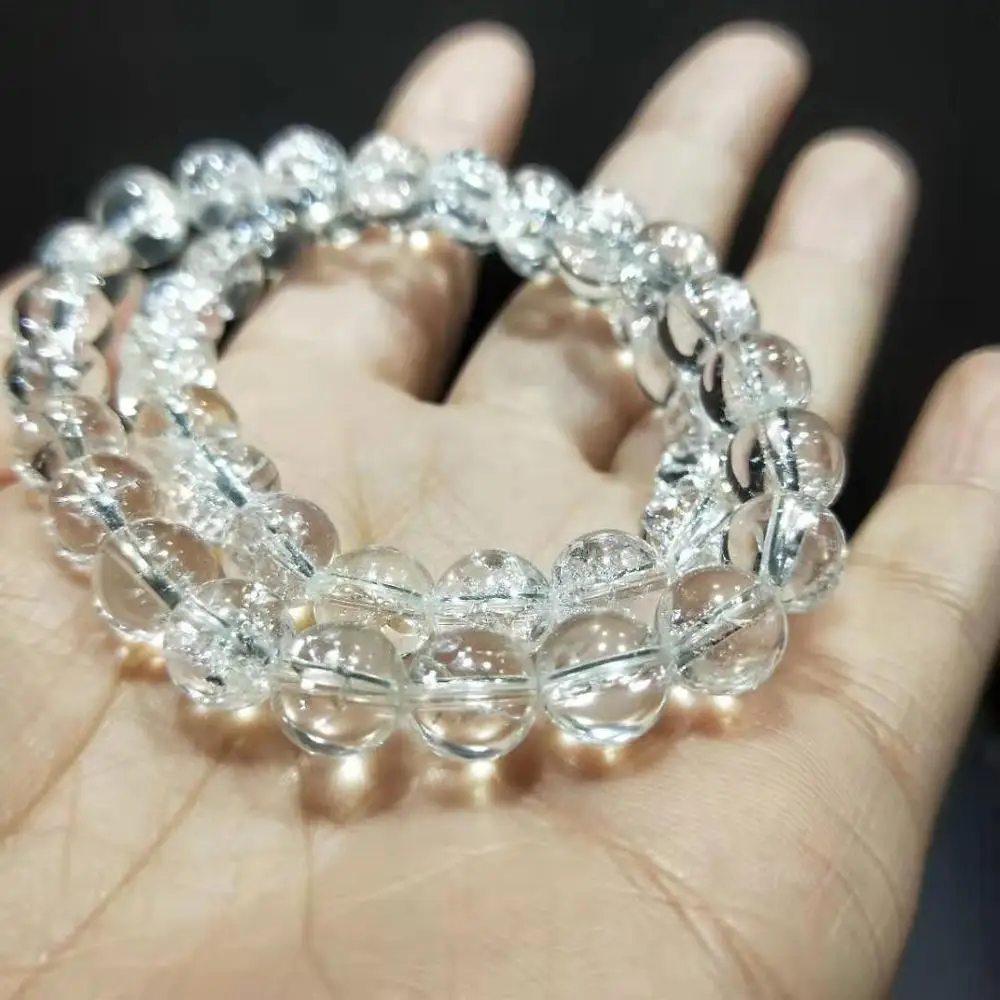 Wholesale Natural Jewelry Clear Quartz Beaded Bracelet Crystals Healing Stone For Wedding Souvenirs Guests
