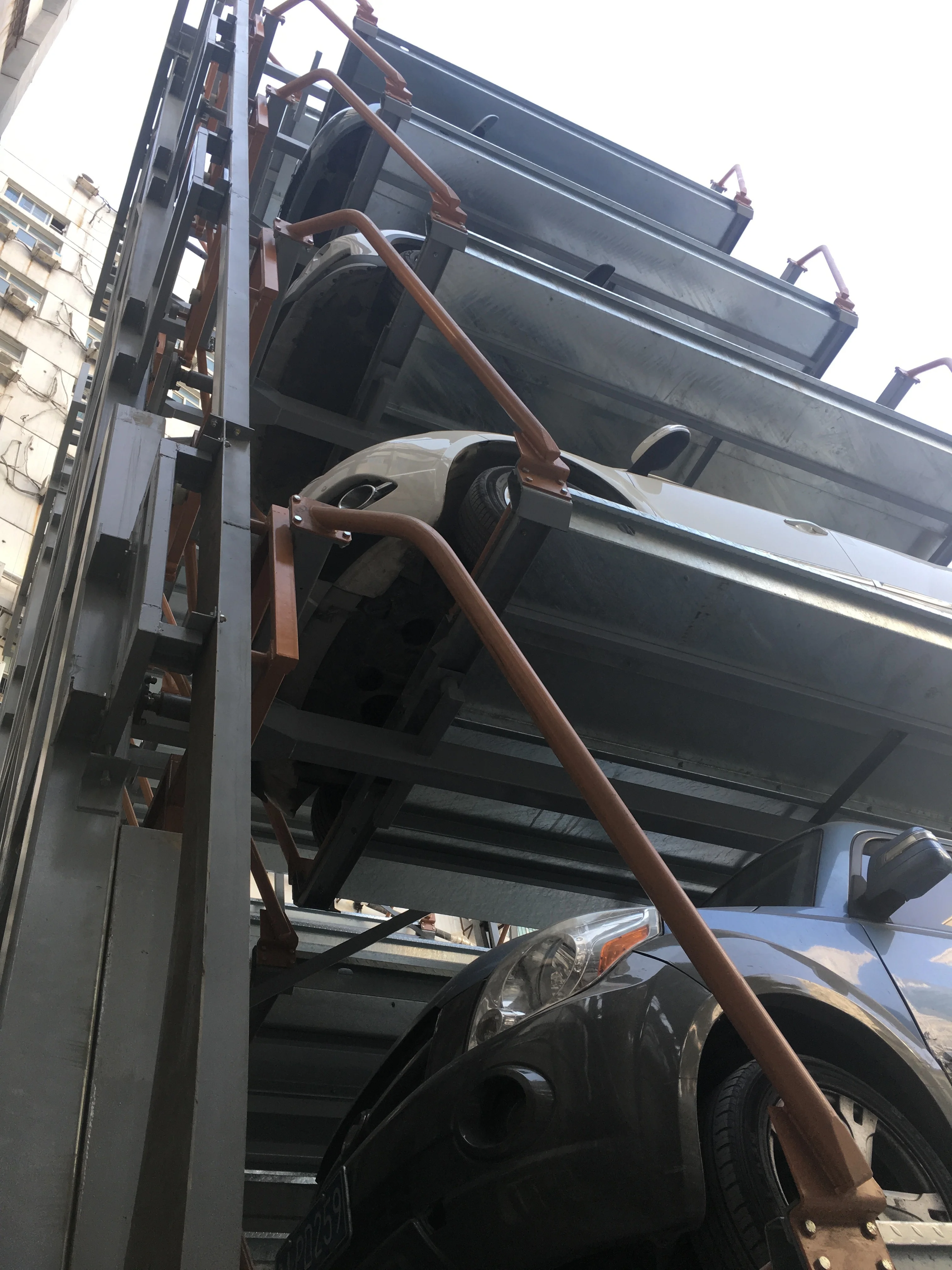 
2017 smart car parking system rotating parking solution 