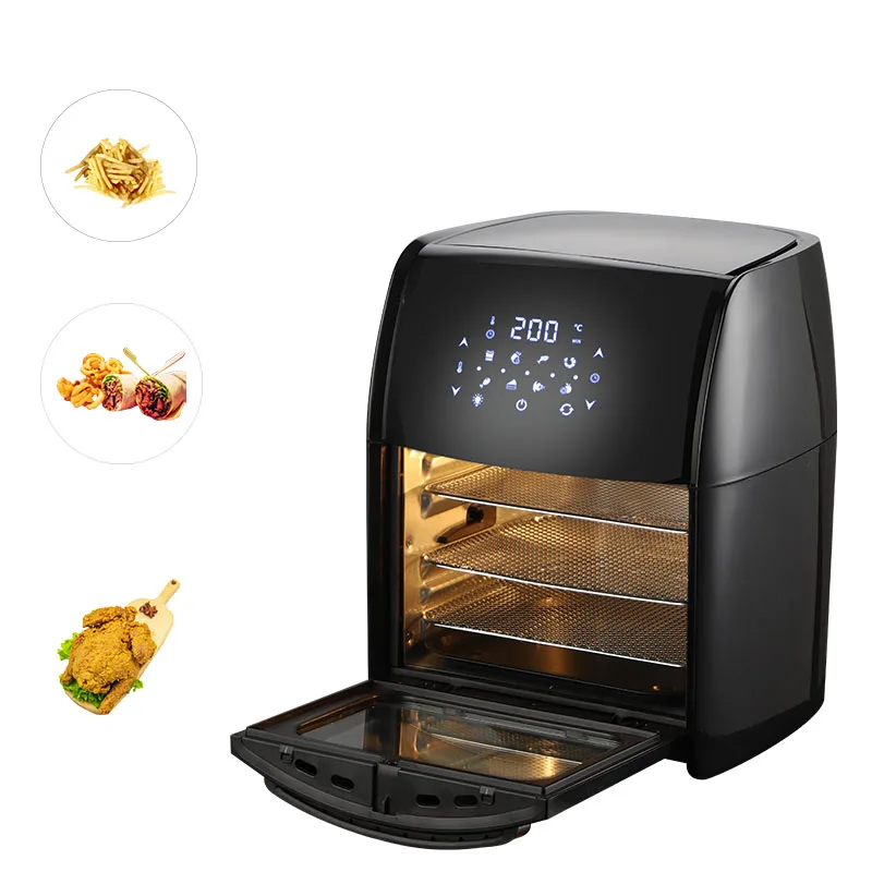 
Grill Air Fryer Digital Touchscreen With Cooking Presets Air Fryer Oven Roasting & Keep Warm Preheat Shake Remind Air Flyer 