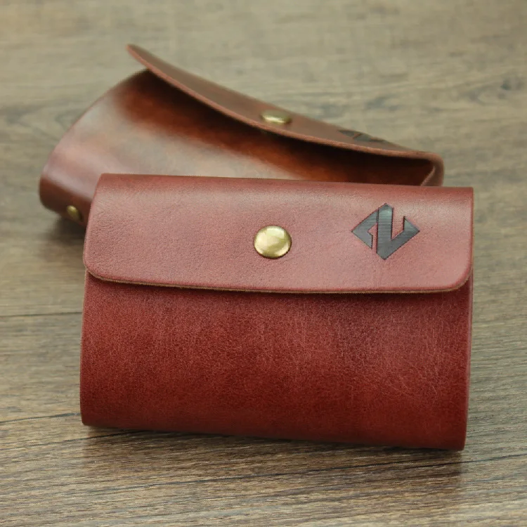 Wholesale Customized Pressure Change PU Card Bag Male Bank Card Case Unisex Universal Fashion High-end Card Case