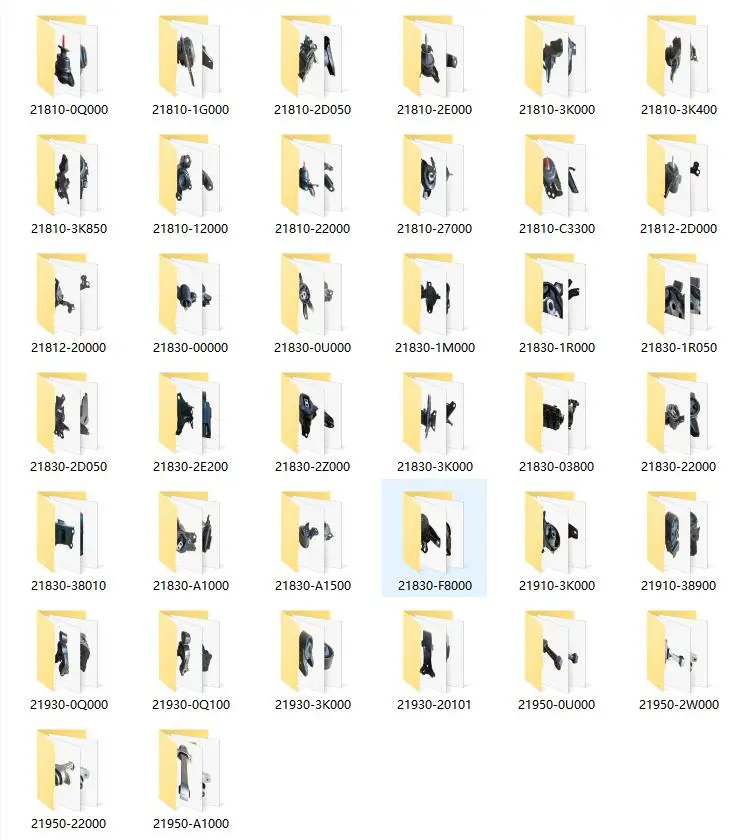 Wholesale supplier 21810-0Q000 Engine Mounting for Hyundai Elantra