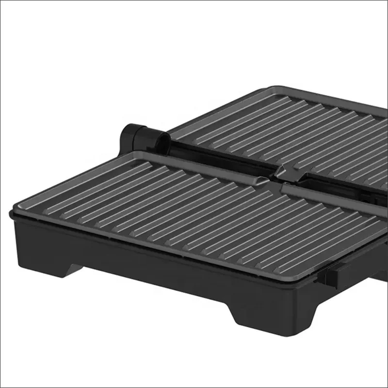 750W Multi-Functional Panini Maker Aluminum Smokeless Indoor Electric BBQ Machine Kitchen Appliances