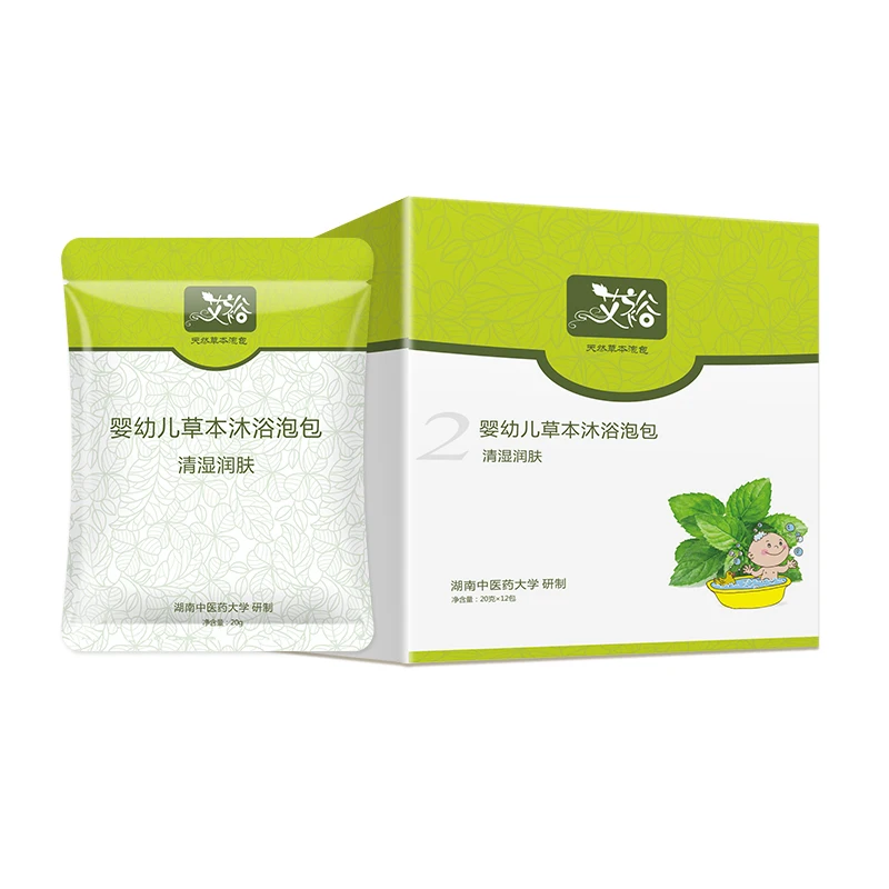 Factory Customized OEM Chinese Herb Baby&Infants Bath Powder For Prevent Eczema Of Skin Care