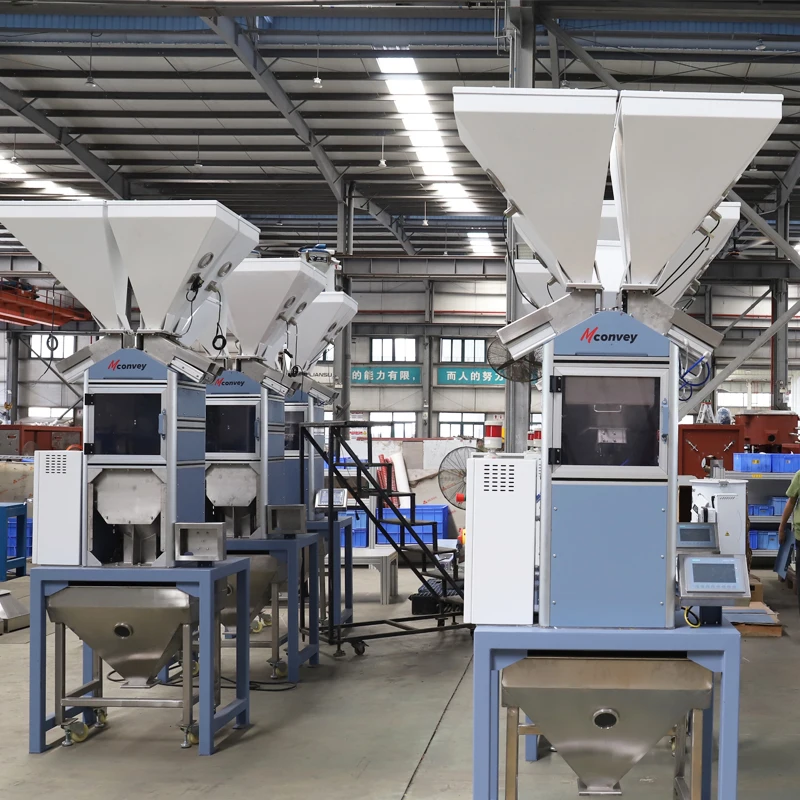 plastic granulate mixer machine PLC Control Gravimetric Blender