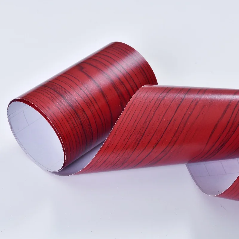 Moisture-Proof Wall Waist Line Waterproof PVC Wood Grain Wallpaper Stripes Pattern Wall Skirting Home Decor Interior Decoration