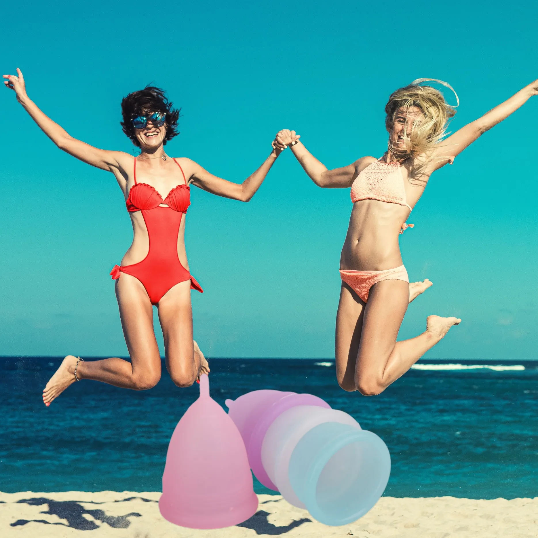 Женские уход менструации менструальная чаша