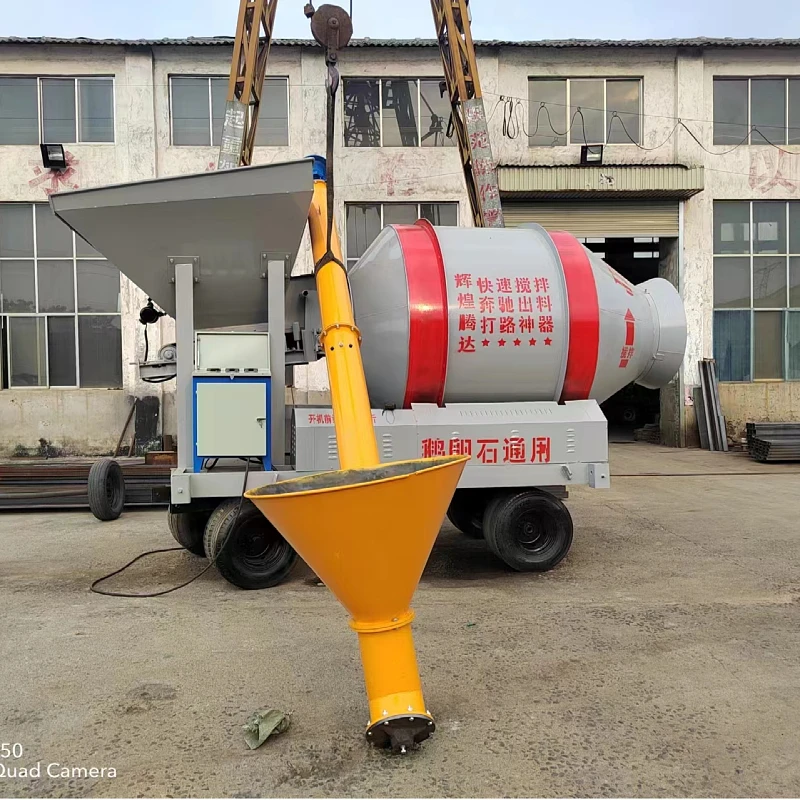 Electric diesel self-loading concrete mixer Concrete mixer bucket loader foam concrete mixer