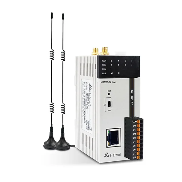 
Haiwell XBOX-G Pro 3in1 HMI+Iot gateway+RTU non-screen HMI with built-in IO point 